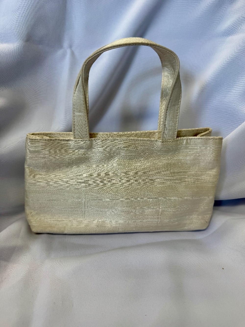 Talbots Silk Cream Mini Handbag